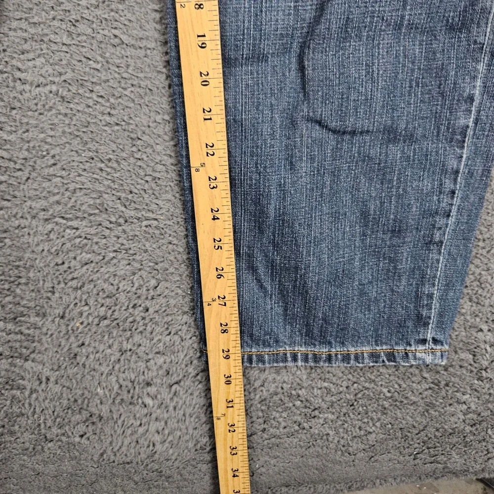 Levis 550 Mens Relaxed Fit Straight Leg Blue Denim Jeans‎ 42x30 Medium Wash